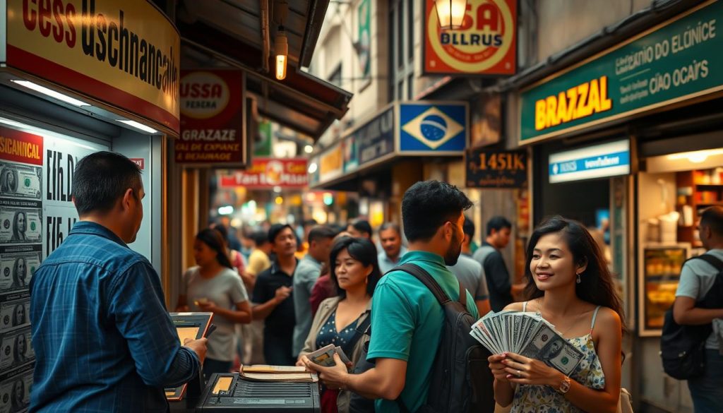 opciones para cambiar dolar brasil