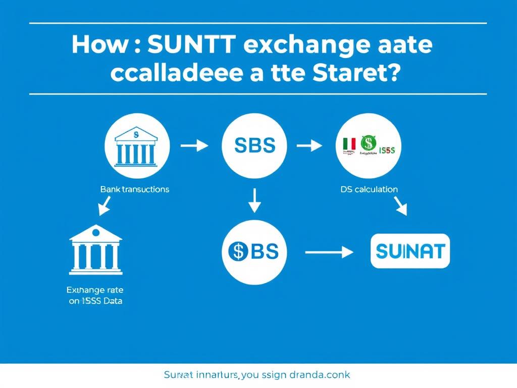 Gráfico explicativo del cálculo del tipo de cambio SUNAT basado en SBS
